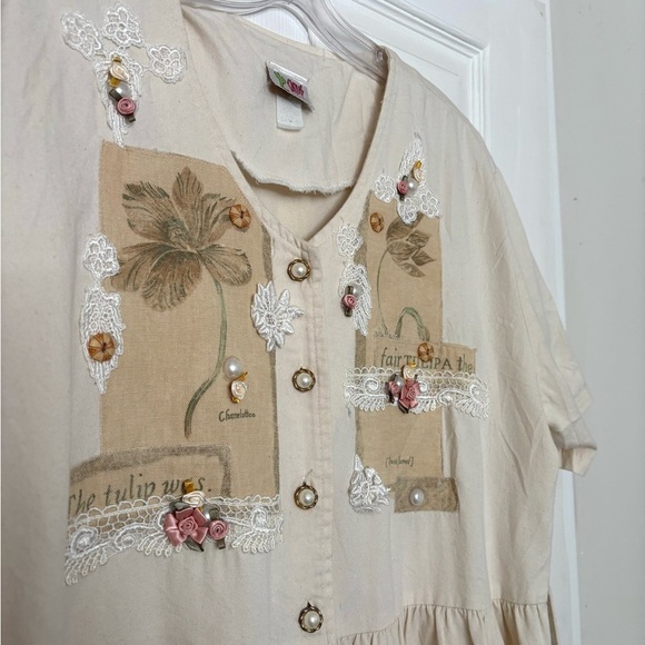 VINTAGE Cactus California Cotton Dress - Picture 3 of 9